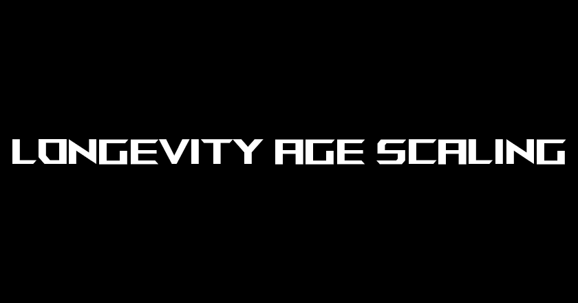 Longevity Age Scaling