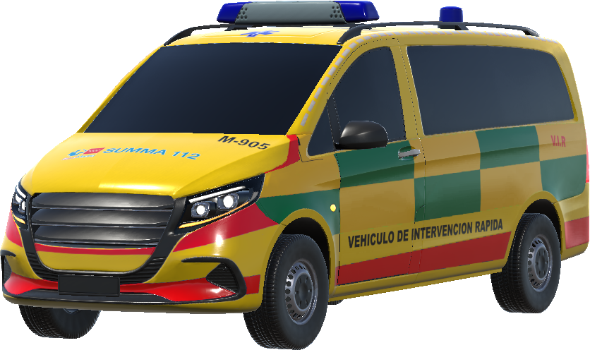 Spanish Madrid rapid response vehicle / SUMMA 112 VIR (españa)