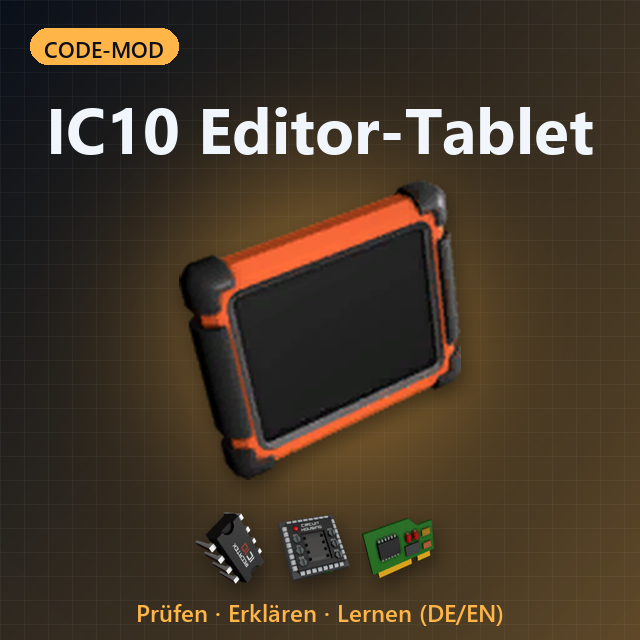 IC10 Editor-Tablet preview