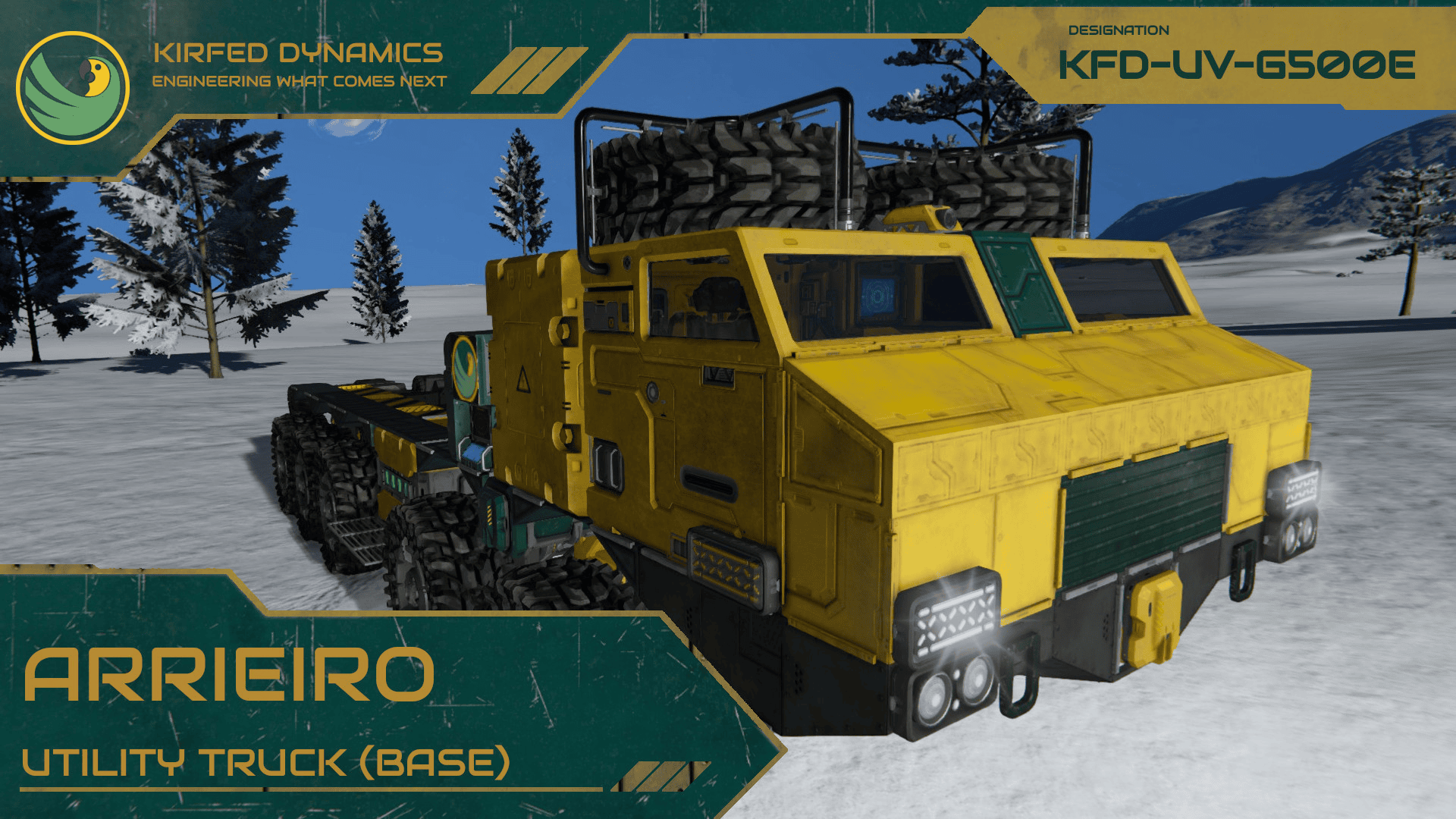 Arrieiro G500E - Utility Rover Truck