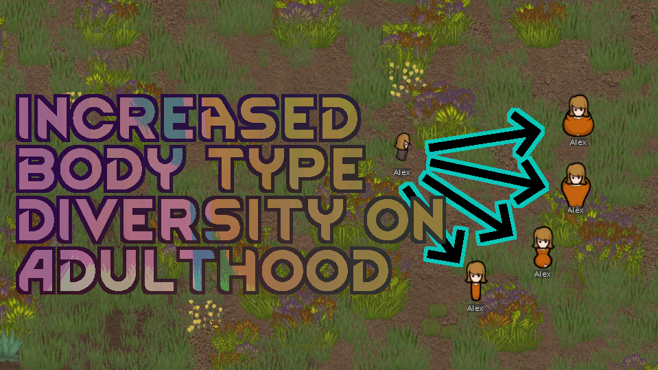 Increased Body Type Diversity on Adulthood