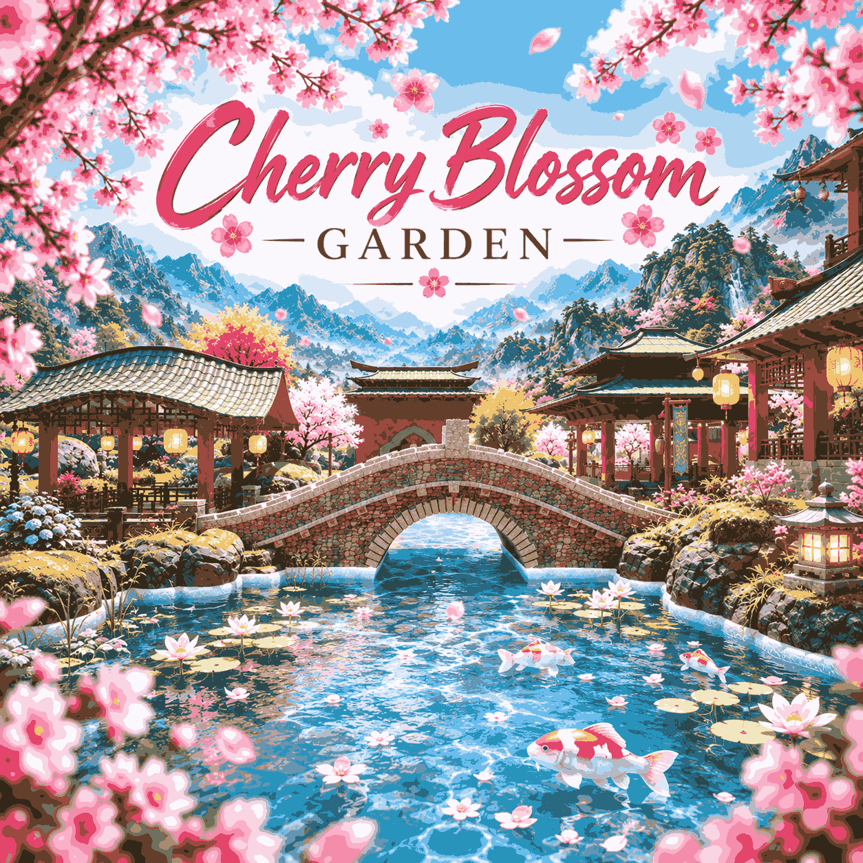 Cherry Blossom Garden