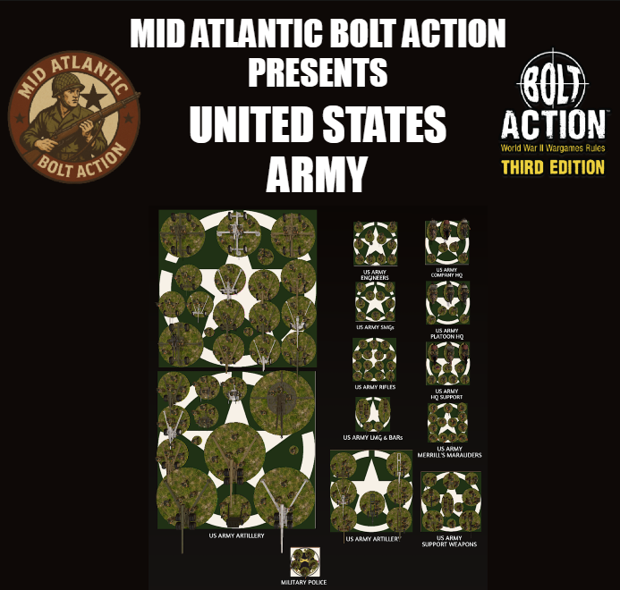 Mid Atlantic Bolt Action US Army Infantry & Artillery