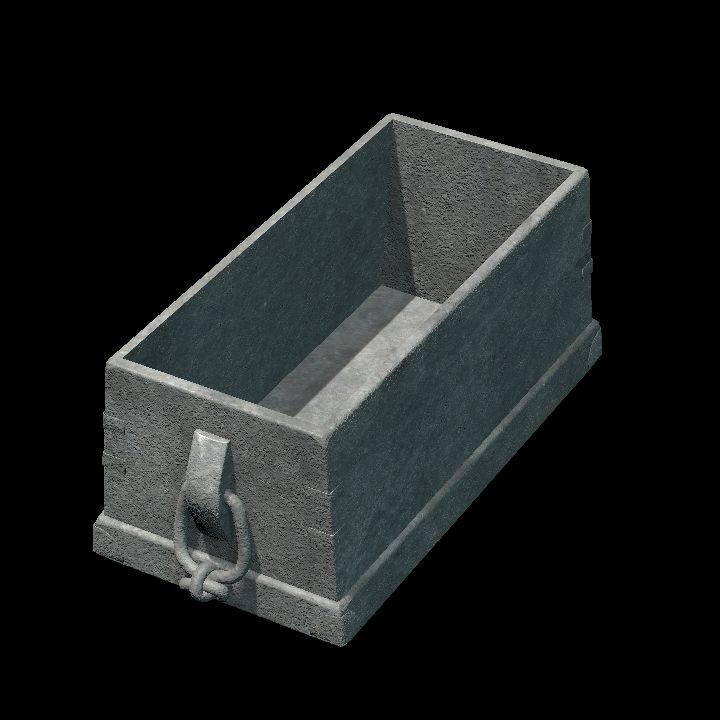 Chest open - stone