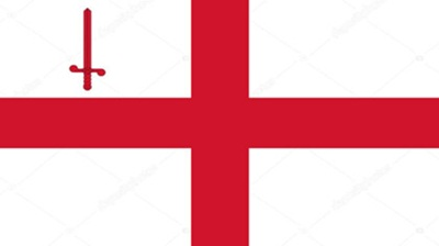 The city of London flag
