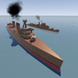 WWW (P2) DW "Captain Jay" Class Light Cruiser