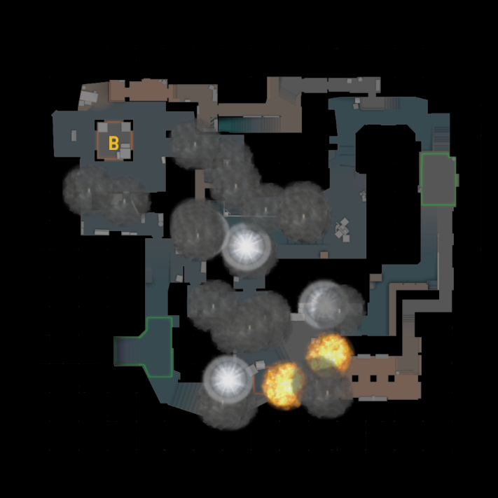 Mirage Default Grenades – Counter-Strike 2 Mod