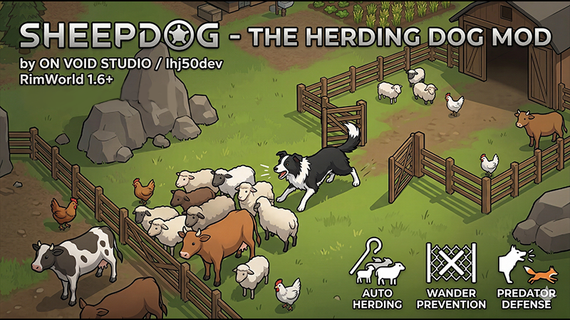 Sheepdog - Border Collie Herding Mod
