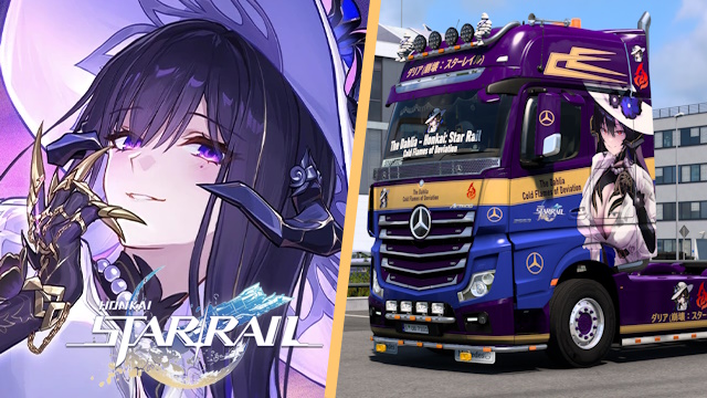 Mercedes Actros MP4 The Dahlia - Honkai: Star Rail Skin
