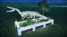 Irritator Fossil Statue