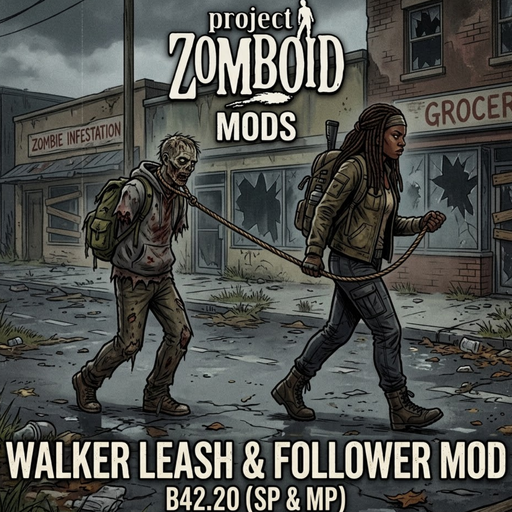Zombie Leash & Lead BR [B42] – Project Zomboid Mod