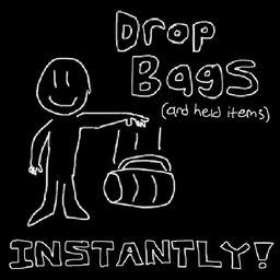 Drop Bags Instantly! (and held items) – Project Zomboid Mod