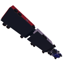 Deniz Semi Truck With Extreme Heavy Box Trailer