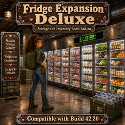 Yumi's Fridge Expansion Deluxe w/ Storage & Inventory  Boost Add-On – Project Zomboid Mod