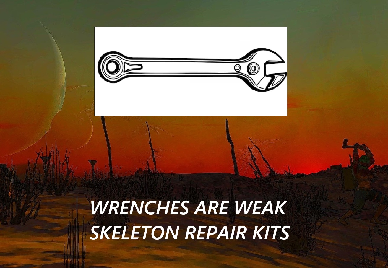 Wrenches Are Weak Skeleton Reapair Kits