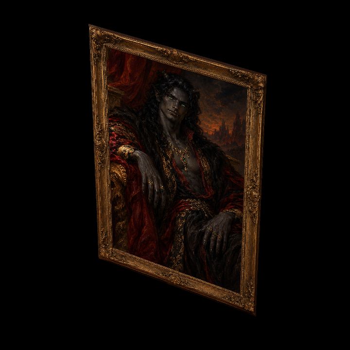Painting, Prince of the Abyss {2D}