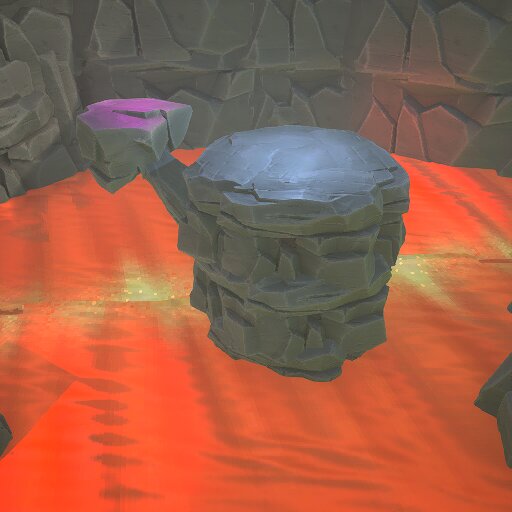 Cannon Sumo - The lava pit