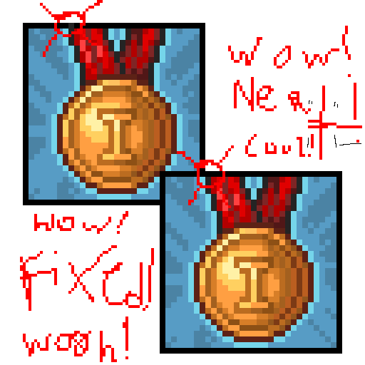 Marathon Medalist Single Pixel Fix