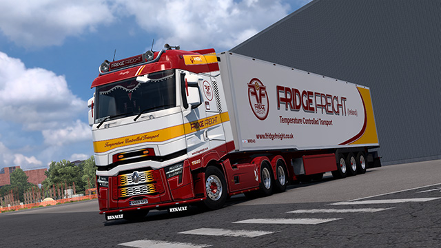 Fridge Freight - Renault T & Gray & Adams