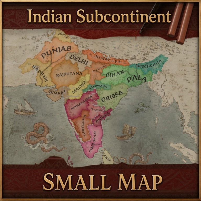 Small Map: Indian Subcontinent preview