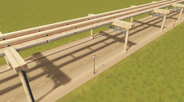 Cobblestone Pedestrian Monorail