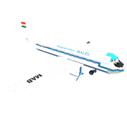 Softbody AIR LINER Il-14 Malév Hungarian airlines livery (info in the description)