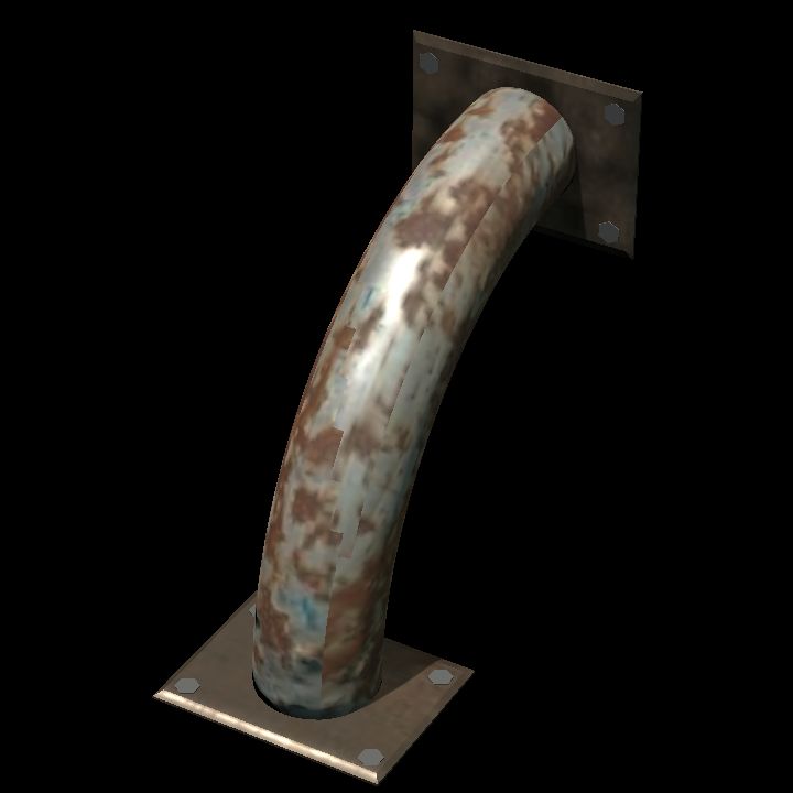 Wall pipes E - single