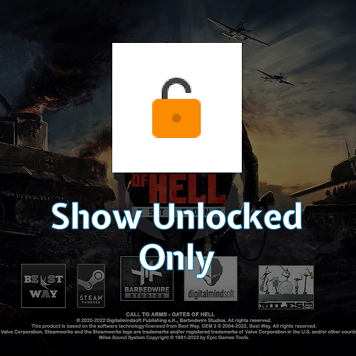 Show Unlocked Only preview