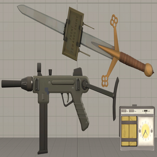 Team Fortress 2 Enhanced Small Weapons Pack #17 (Props)
