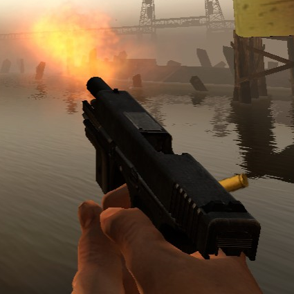 CSO2 Glock18c on L4D1 Animations but actually as Uzi
