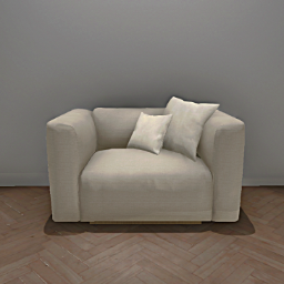 1.5-seat sofa - Light beige