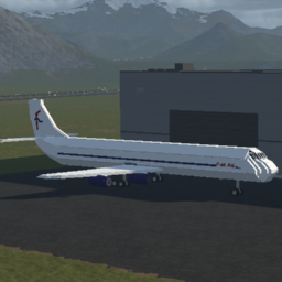 Softbody AIR LINER DC-8 Fine Air