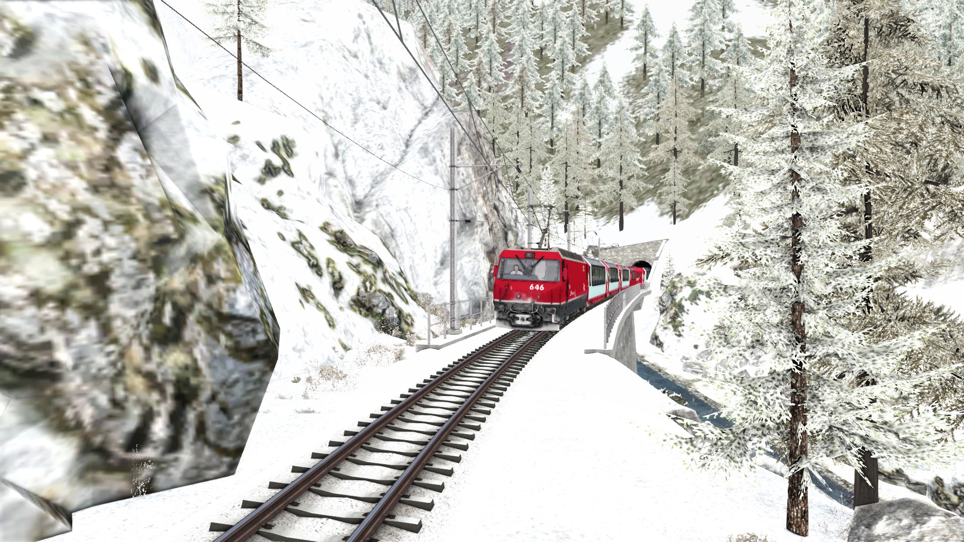 005. [GE 4-4 iii RhB] Service Panoramique C (Thusis / Scuol) - Winter preview