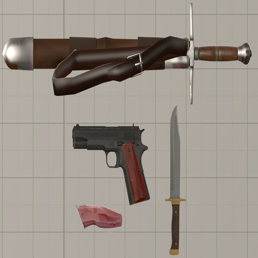 Team Fortress 2 Enhanced Small Weapons Pack #42 (Props)