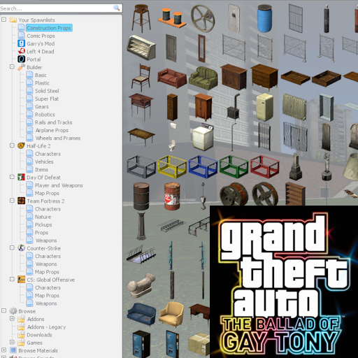 GTA IV TBoGT - Pause Menu : Spawnmenu music preview