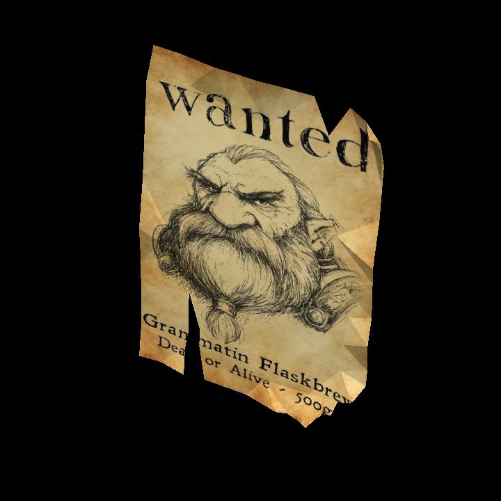 Wanted Poster: Dwarf