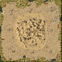 ruins and sand