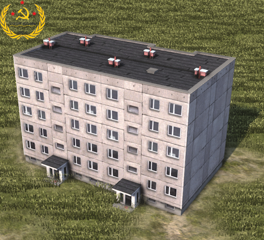 Prefabricated panel Block of flats