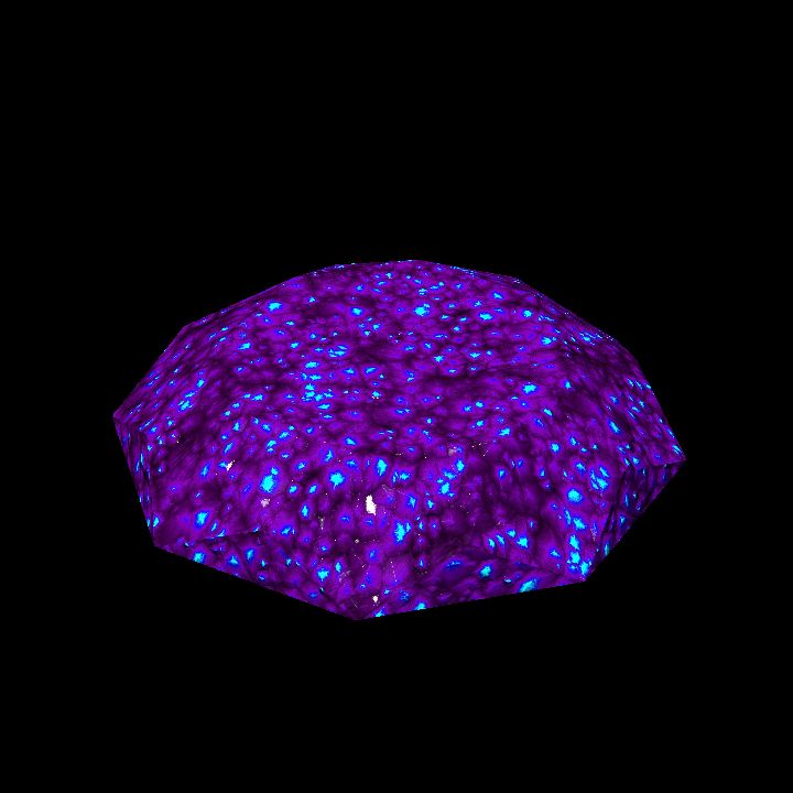 A glowing sigil stone A - blank
