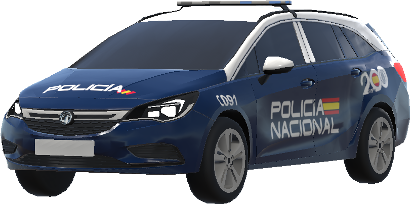 Policia nacional españa Z Opel (CNP) / Spanish national police Vauxhalll