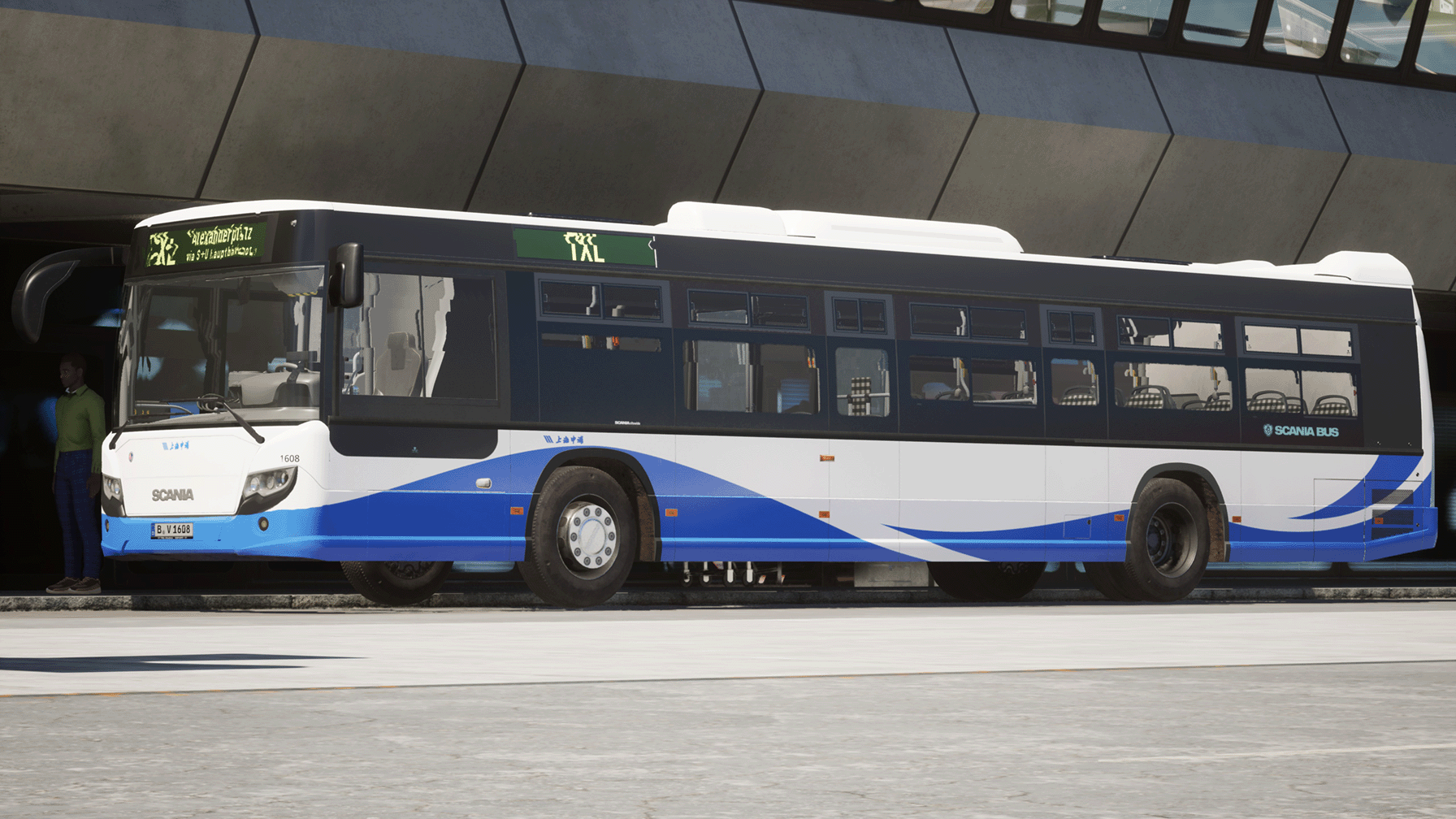 上海申浦景新(W2C)涂装 Scania Citywide LF 12m2D(Shanghai Shenpu Jingxin Transit Livery)