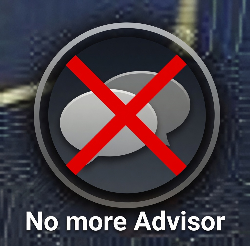 Hide Advisor Council Dock Button