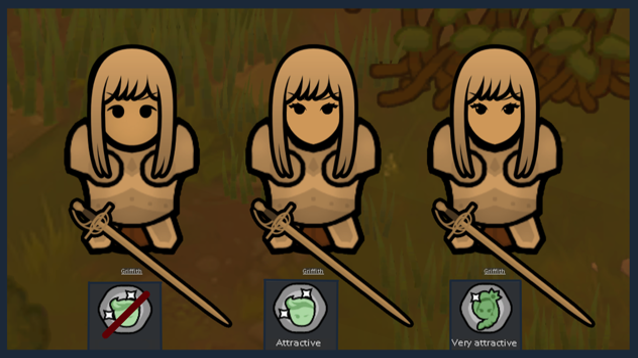 Visual beauty for Facial Animation mod preview for RimWorld