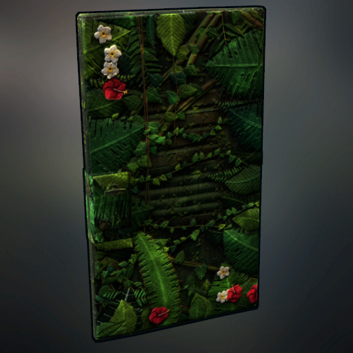 Jungle Overgrowth — Sheet Metal Door