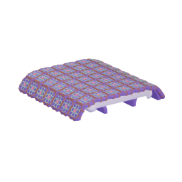 Custom Quilted Blanket Solid Detailed