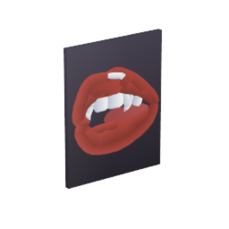 Vampire Lips Painting/Poster