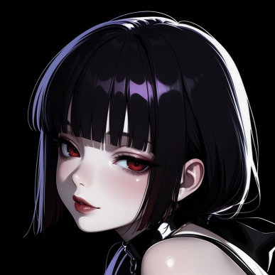Girl | Dark Background | Dark / Colored Versions | 4K preview