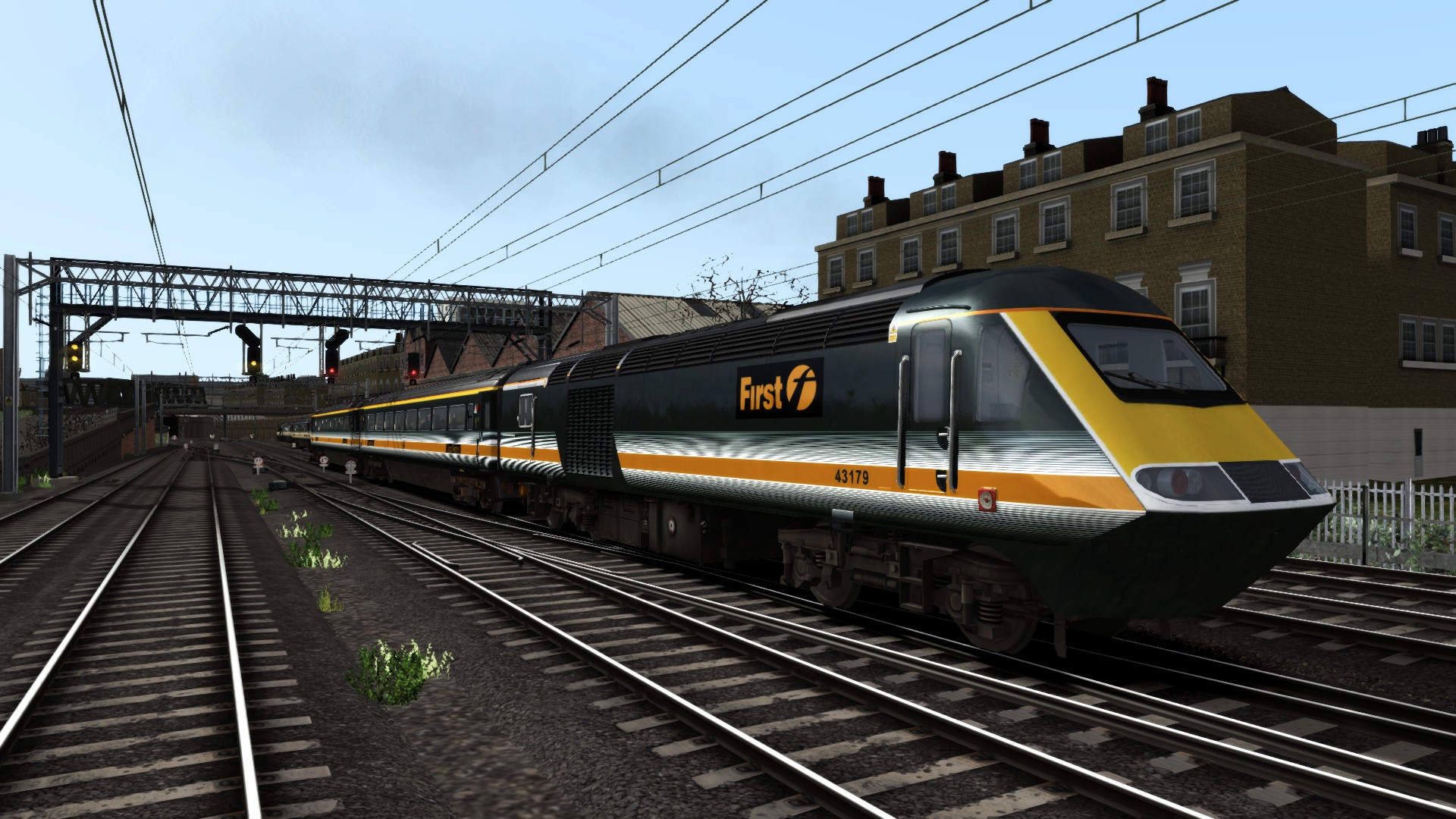 HST Class 43 Great Western Express Passenger Liverpool Street to Ipswich