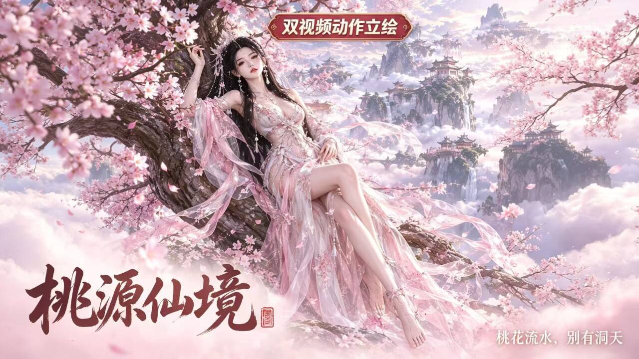 <color=blue><size=25>【老衲】M框架视频立绘【桃源仙境】
