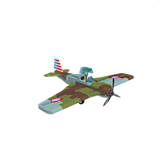 Curtiss P-36 Hawk (Camo)